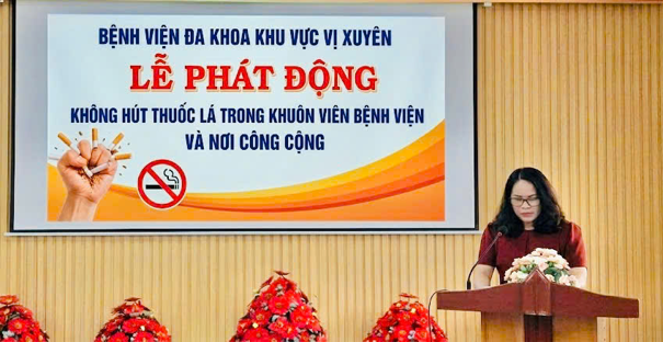 Bệnh viện đa khoa khu vực Vị Xuyên: Quyết tâm xây dựng môi trường không khói thuốc lá năm 2026